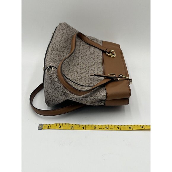 Calvin Klein Handbag In Almond Khaki Caramel  — Brand New No Tag - Picture 8 of 10